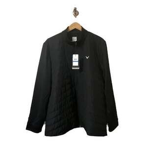 Callaway Men's Mixed Media Quilted Full-Zip Puffer Golf Jacket